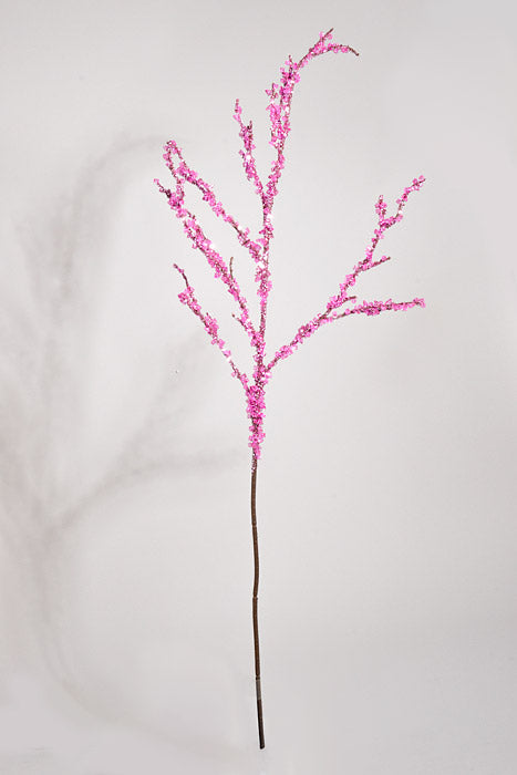 37" Metallic Crushed Iced Spray Pink