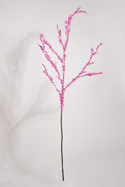 37" Metallic Crushed Iced Spray Pink