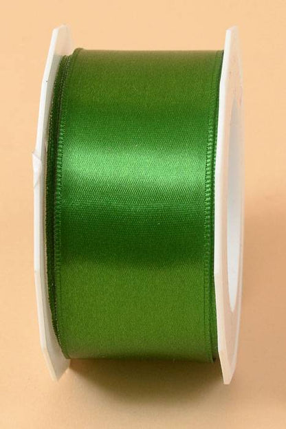 1.5" X 10yds Wired Satin Ribbon Emerald