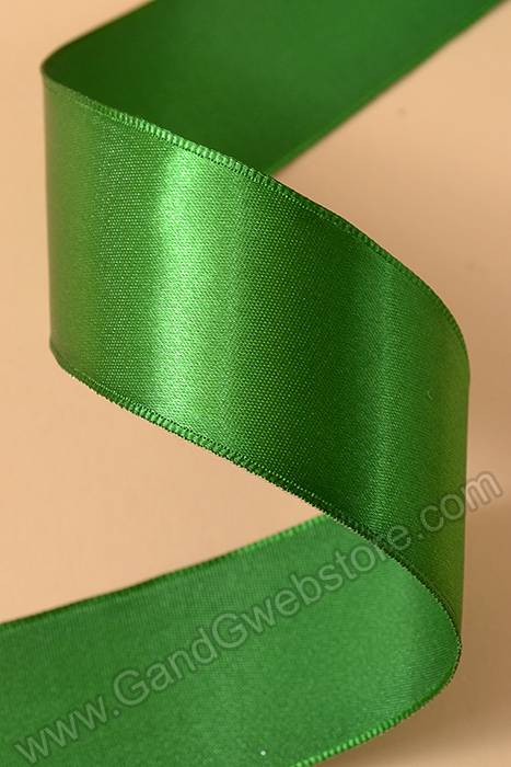 1.5" X 10yds Wired Satin Ribbon Emerald