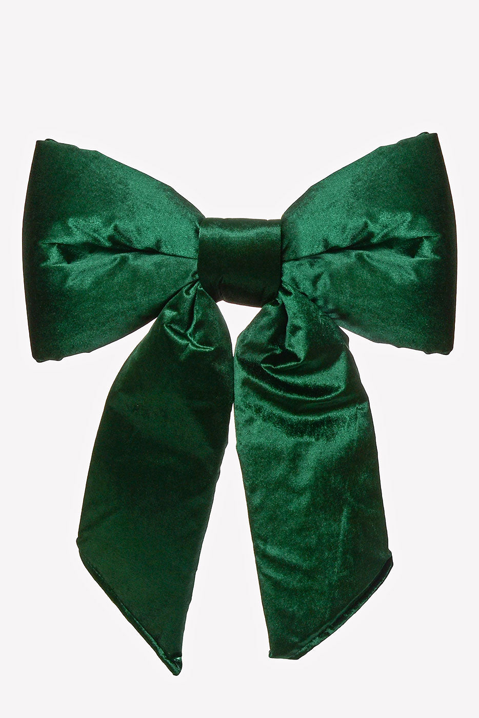18&quot; x 24&quot; Velvet Bow With Two Ears Green