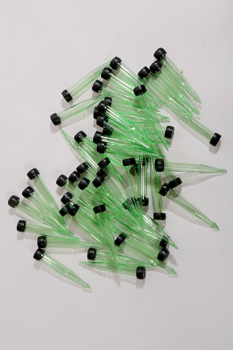 4" Floral Water Tube PKG50 Green