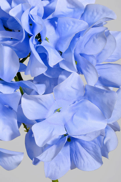 30" Silk Hydrangea Spray Blue