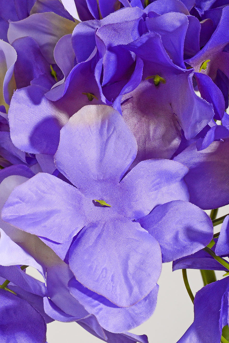 30" Silk Hydrangea Spray Purple