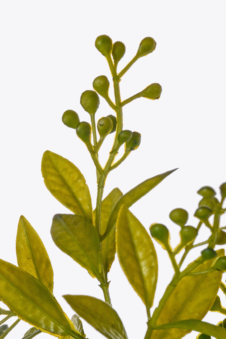 38" Artificial Berry Leaf Spray Green