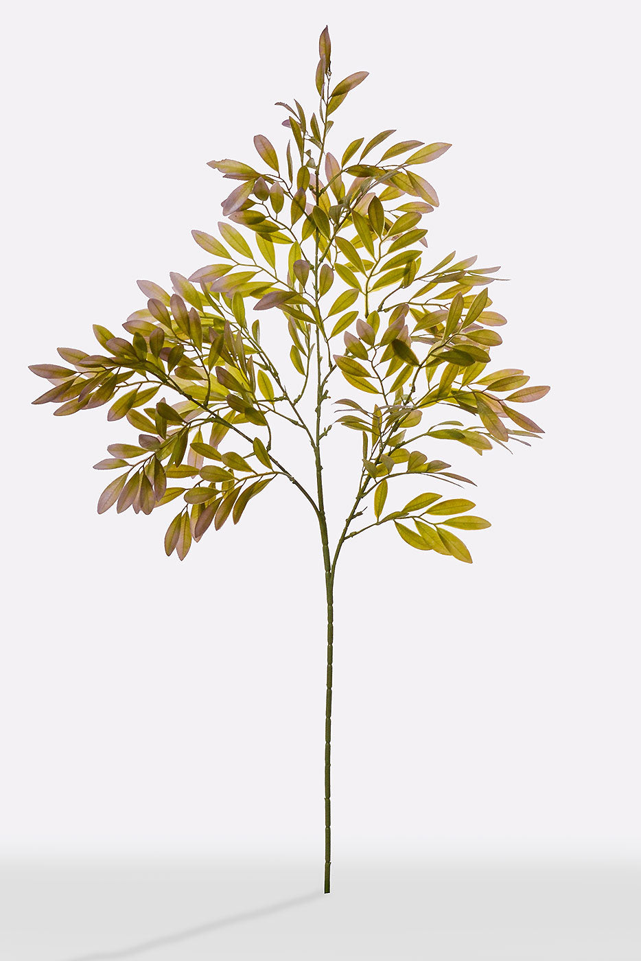 40" Artificial Ruscus Leaf Spray Green/Lavender