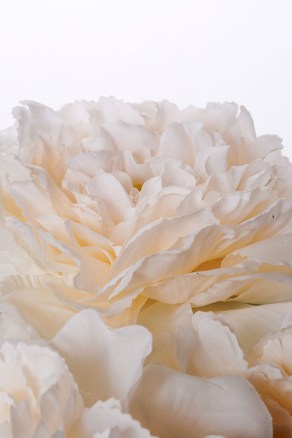 21" Silk Peony Bush Ivory