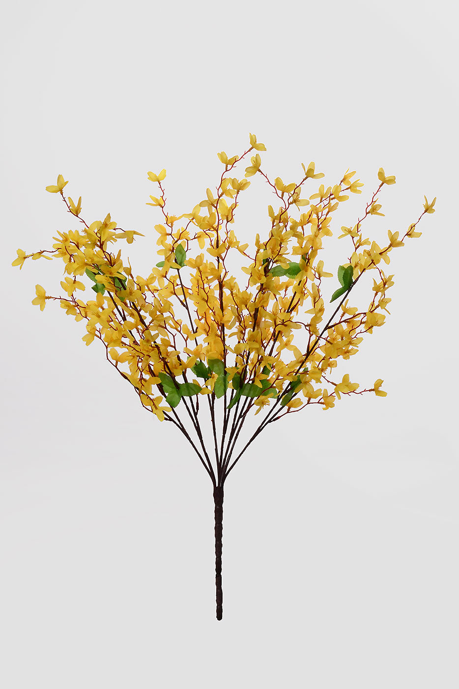 23.5" Artificial Forsythia Bush Yellow