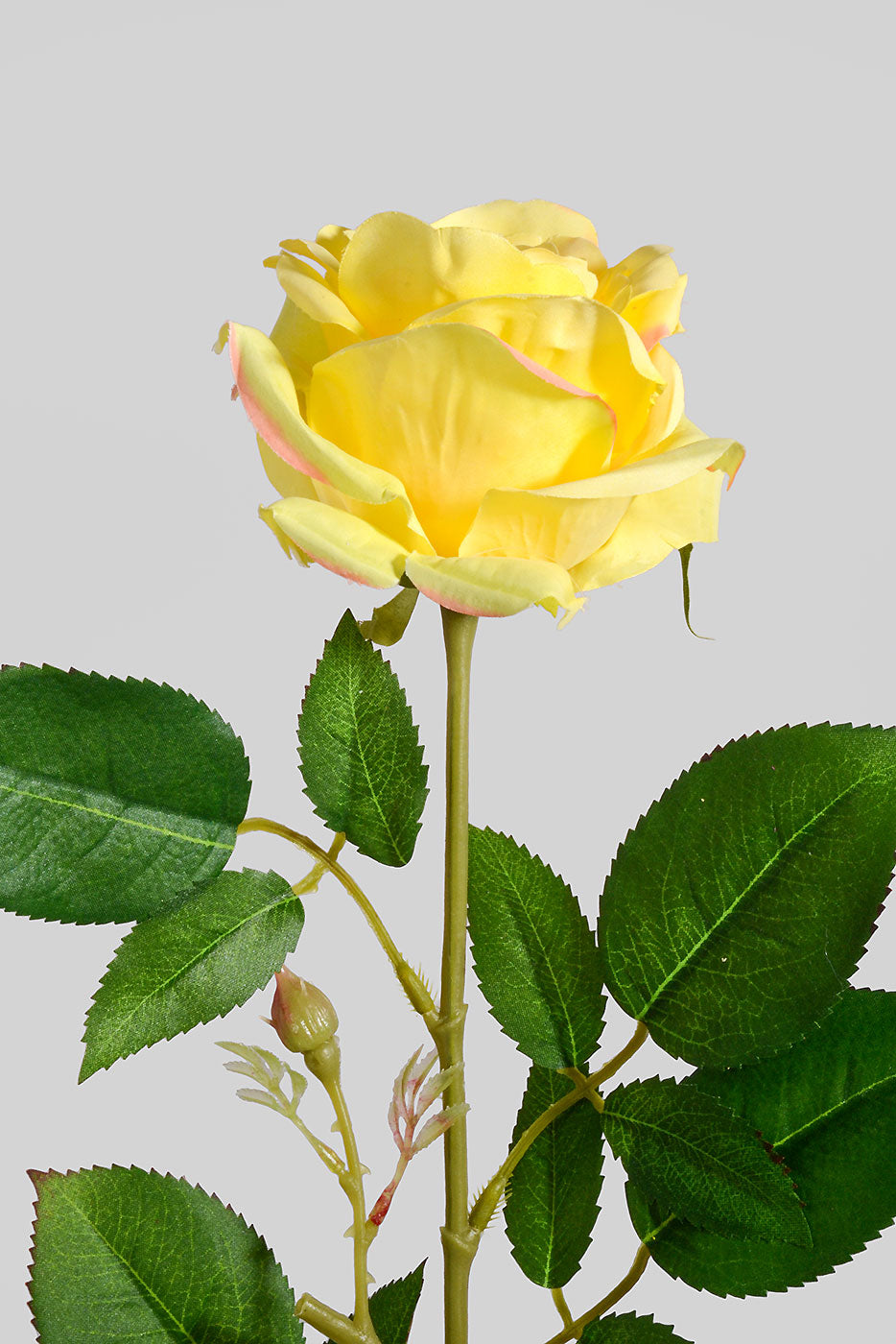 31" Silk Rose Spray Yellow