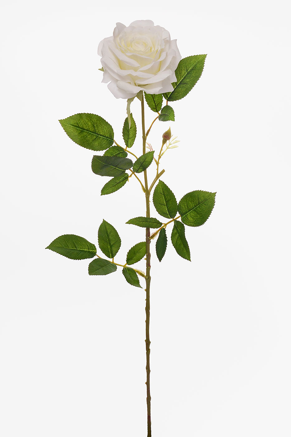 31" Silk Rose Spray White