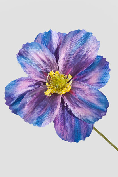 23.5" Silk Cosmos Spray Purple