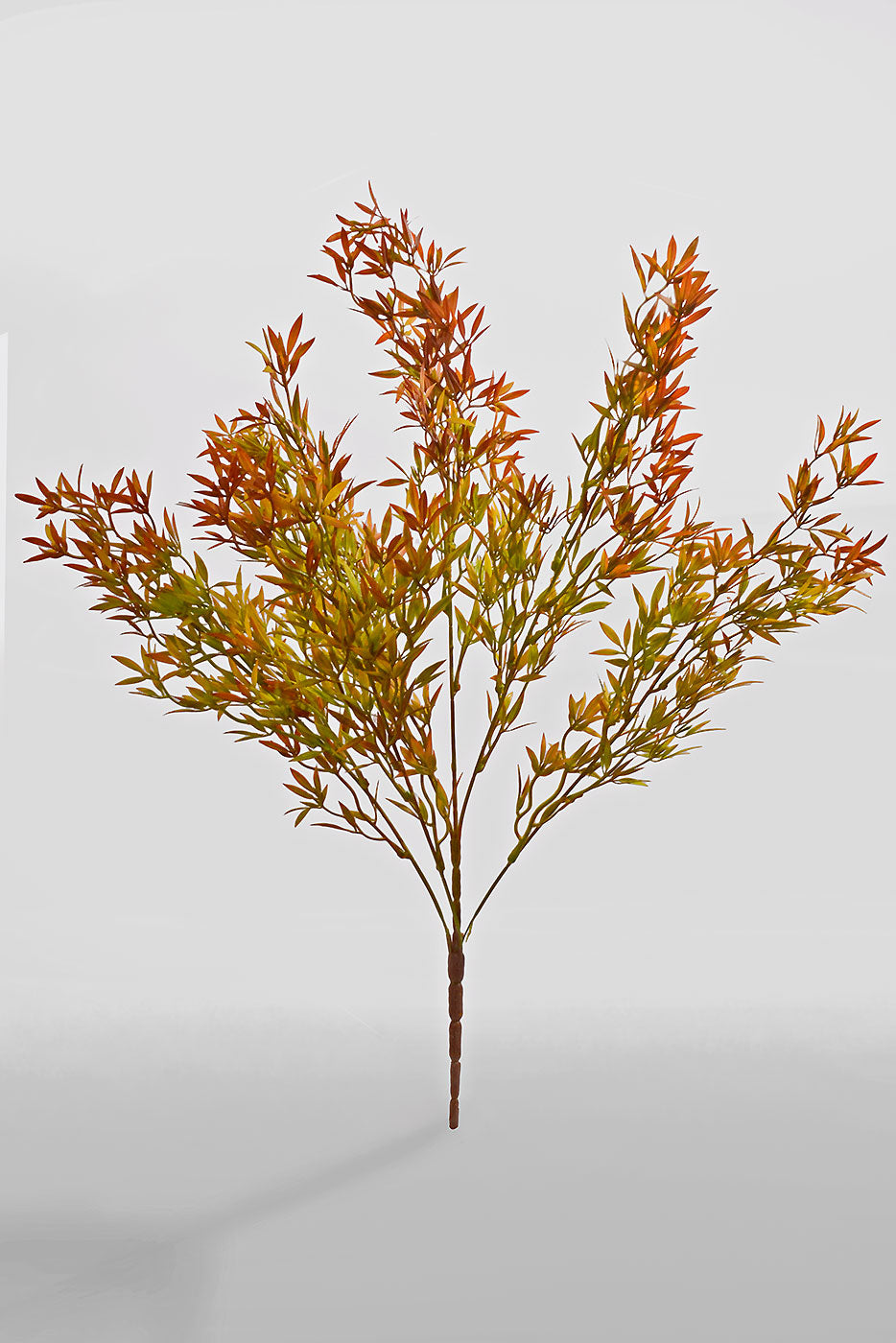 24" Bamboo Leaf Bush Orange/Yellow