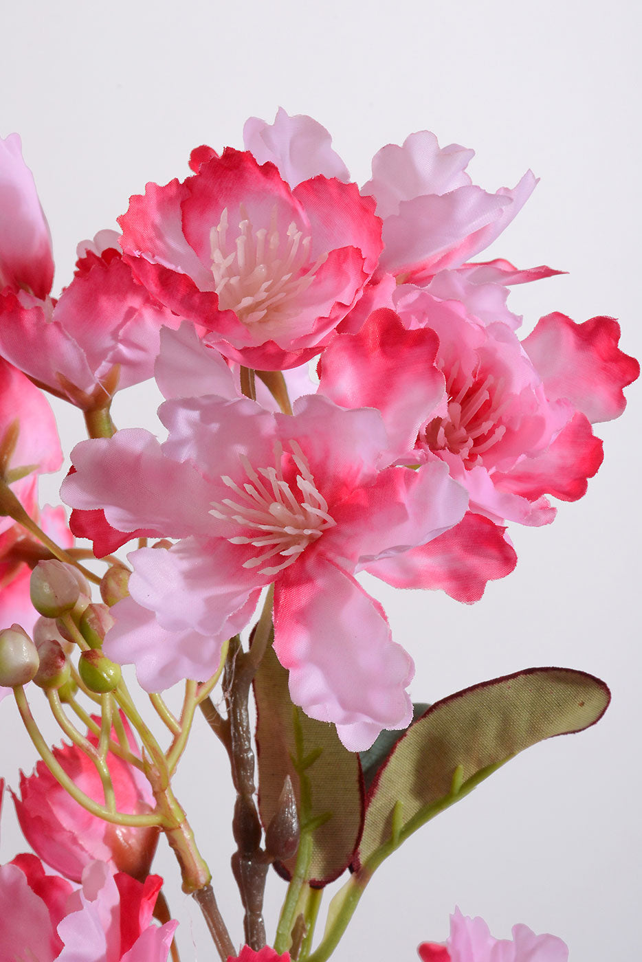 35.5" Silk Cherry Blossom Spray Fuchsia