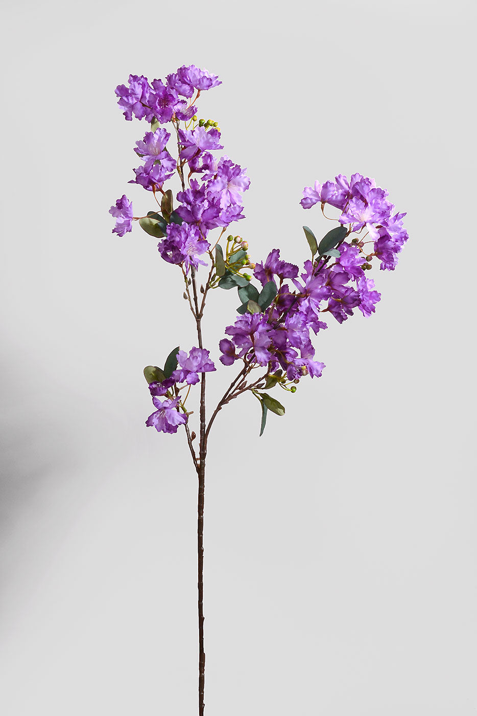 35.5" Silk Cherry Blossom Spray Purple