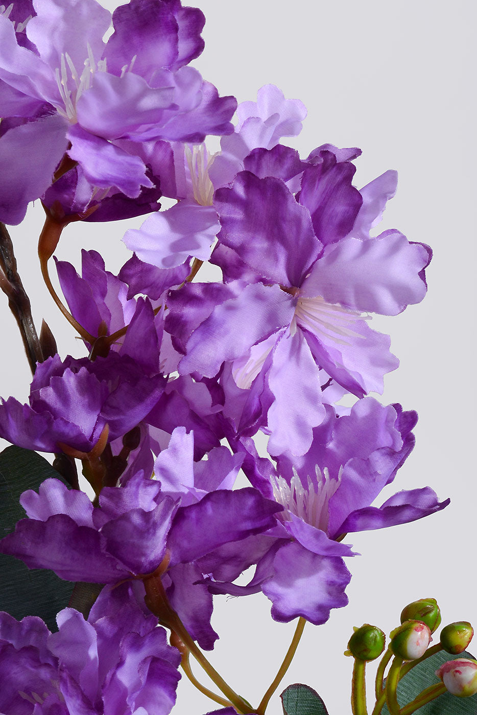 35.5" Silk Cherry Blossom Spray Purple