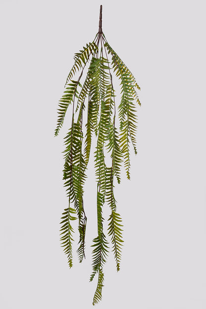42" Fern Hanging Bush Green