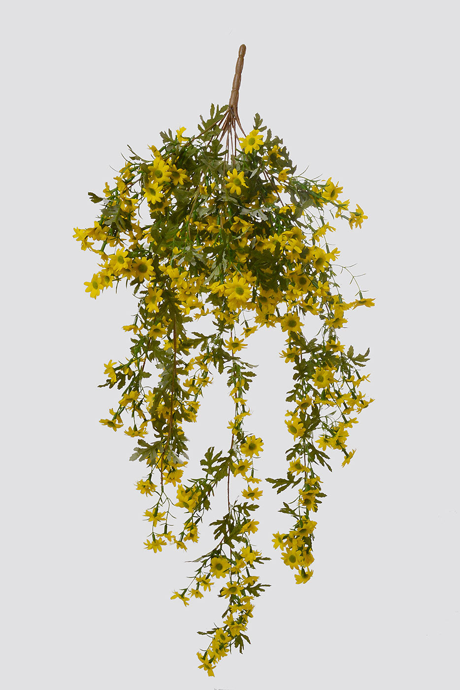 43&quot; Silk Hanging Daisy Bush Yellow