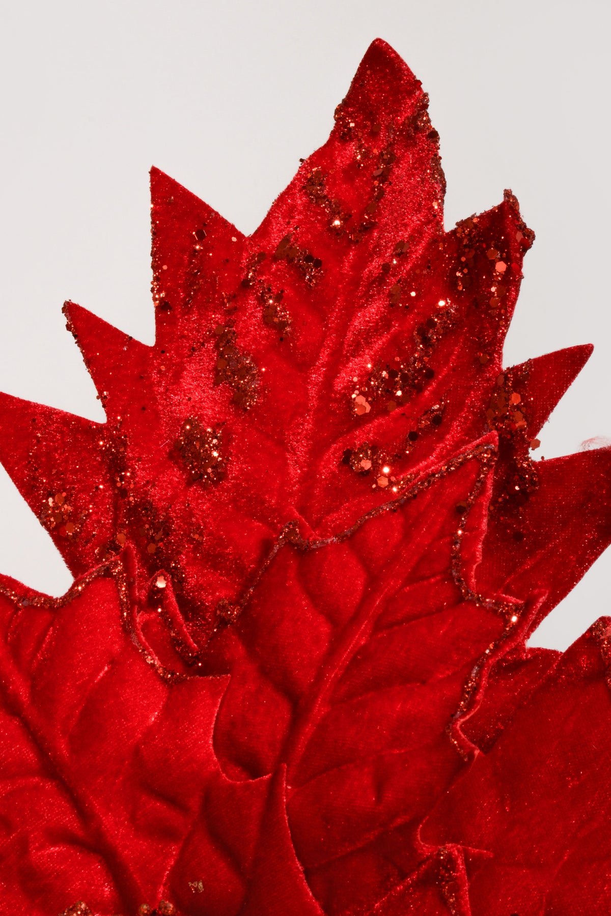 34" Poinsettia Stem Red