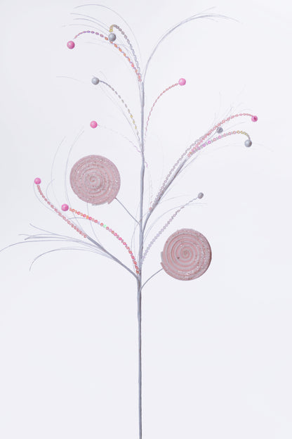 35" Lollipop Spike Spray Pink