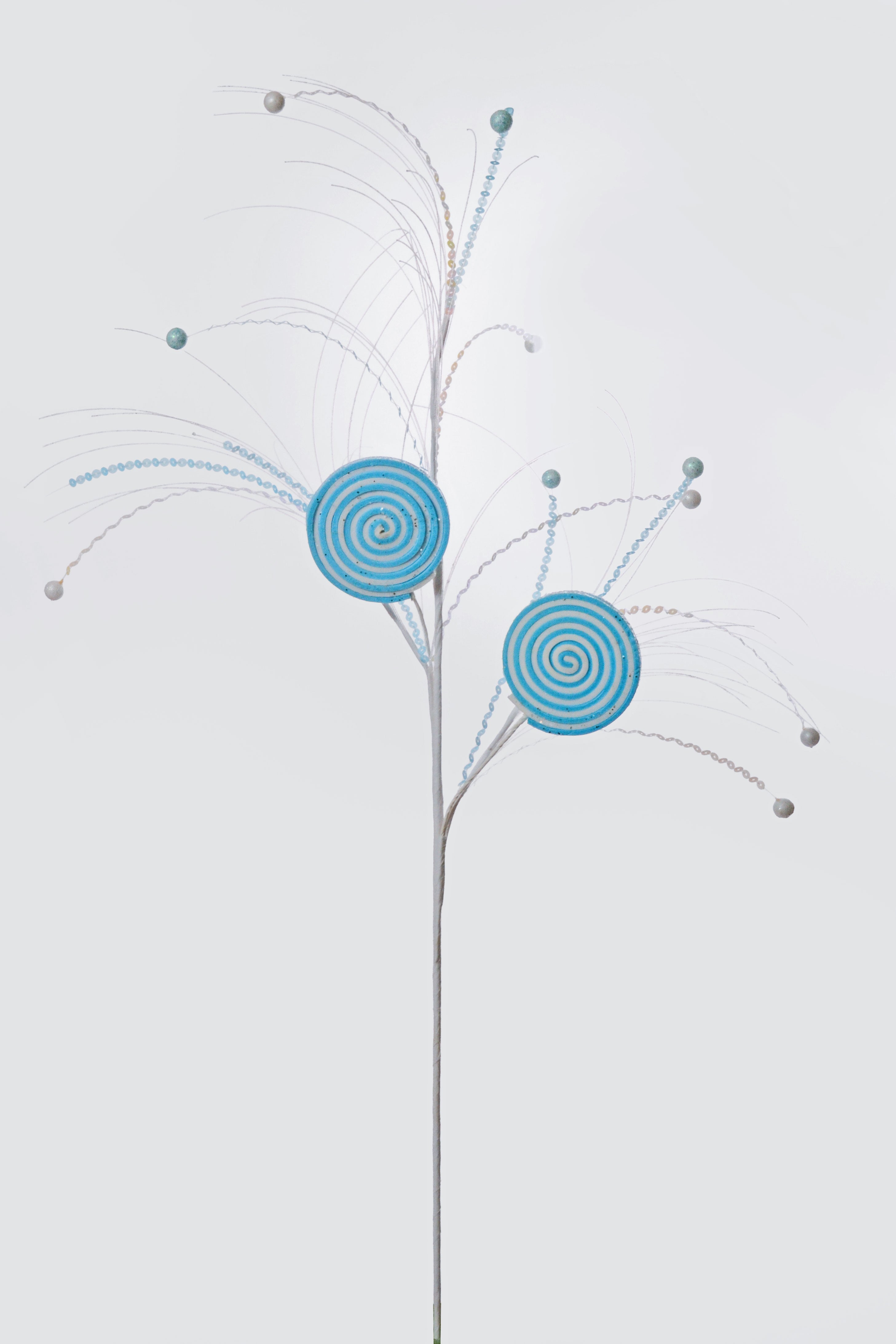 35" Lollipop Spike Spray Blue