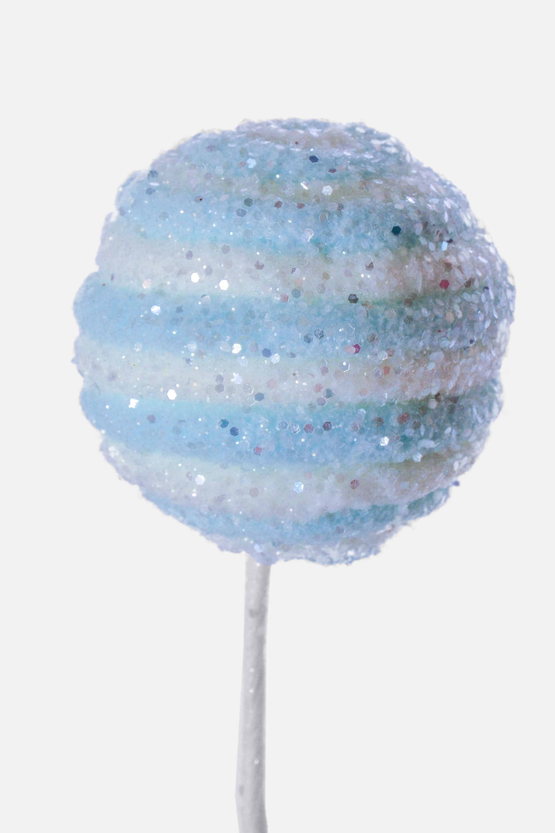 28" Ball Spray Blue/White