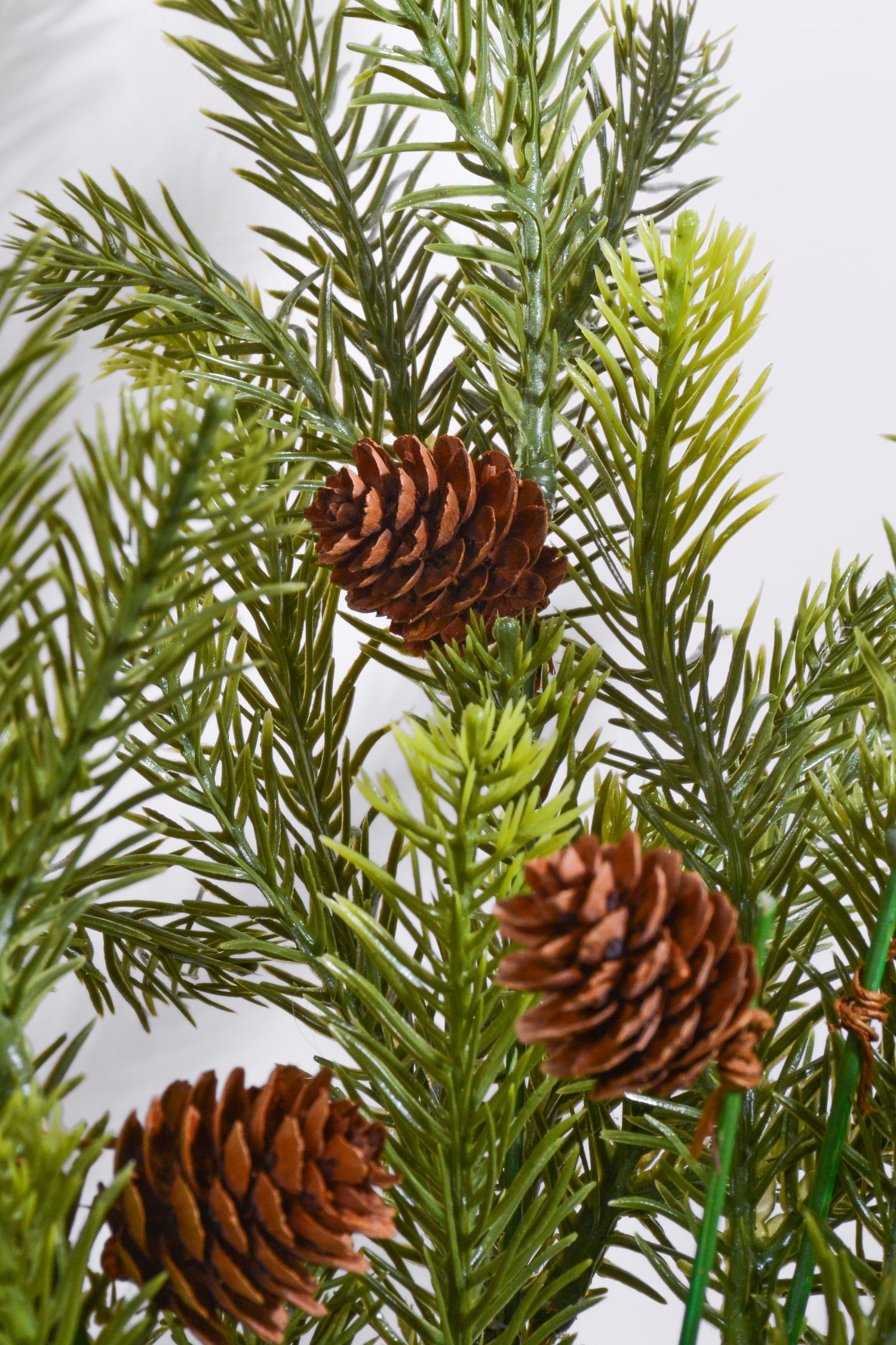 22" Pinecone Pine Bush Green