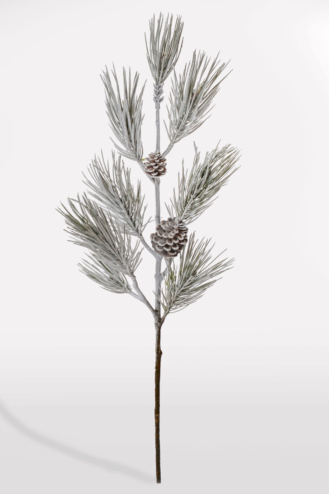 38" Snow Pine Spray White/Green