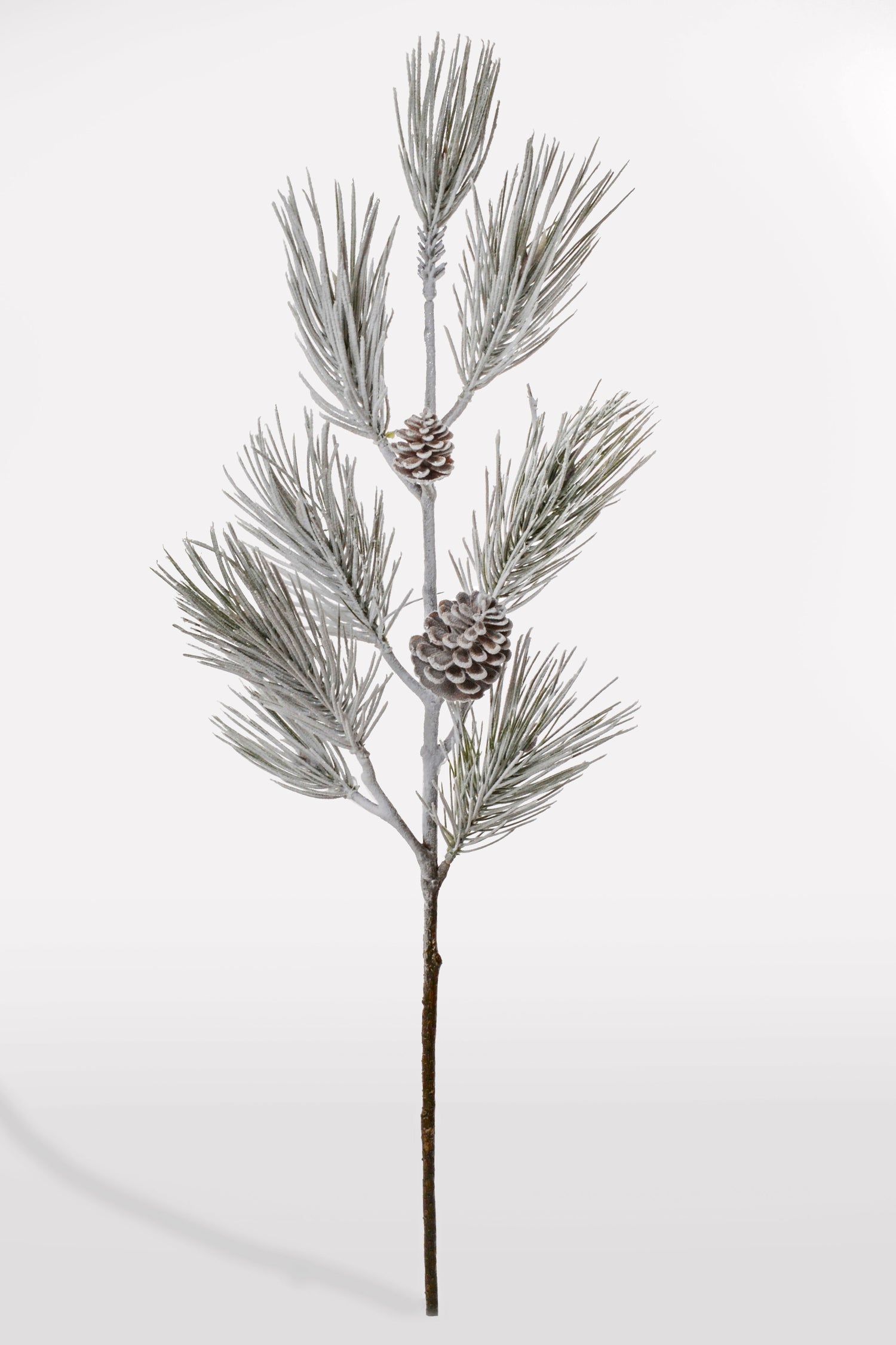 38" Snow Pine Spray White/Green