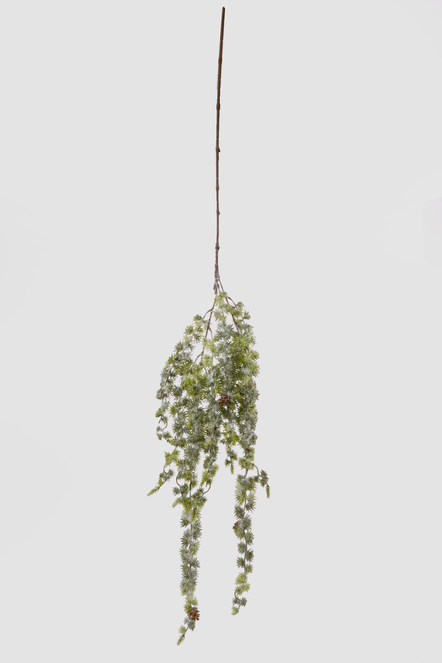 46" Hanging Snow Pine Spray White/Green