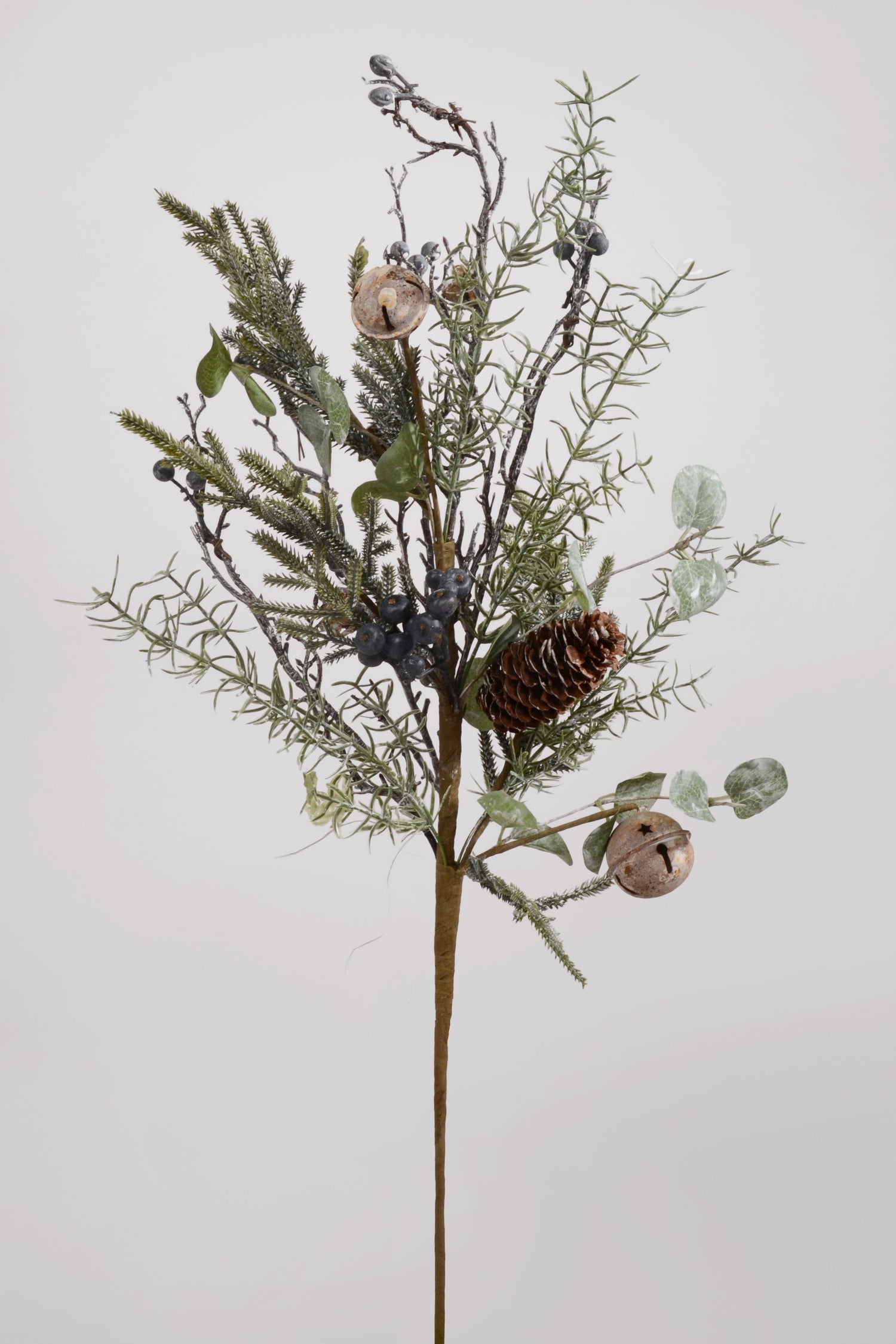 27" Bell Blue Berry Cone Spray Green