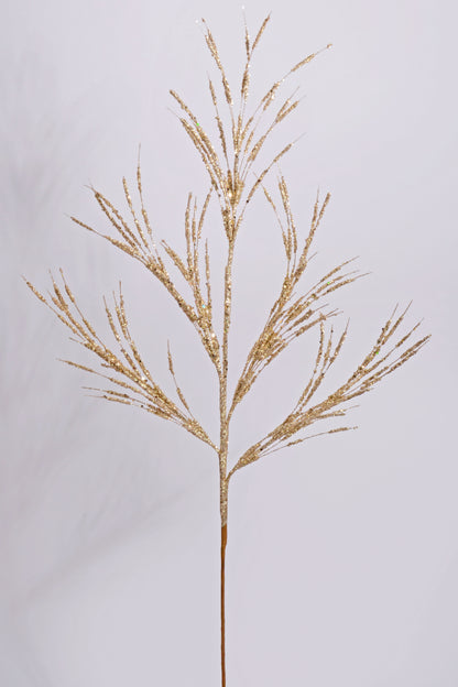 31" Glitter Spike Spray Champagne