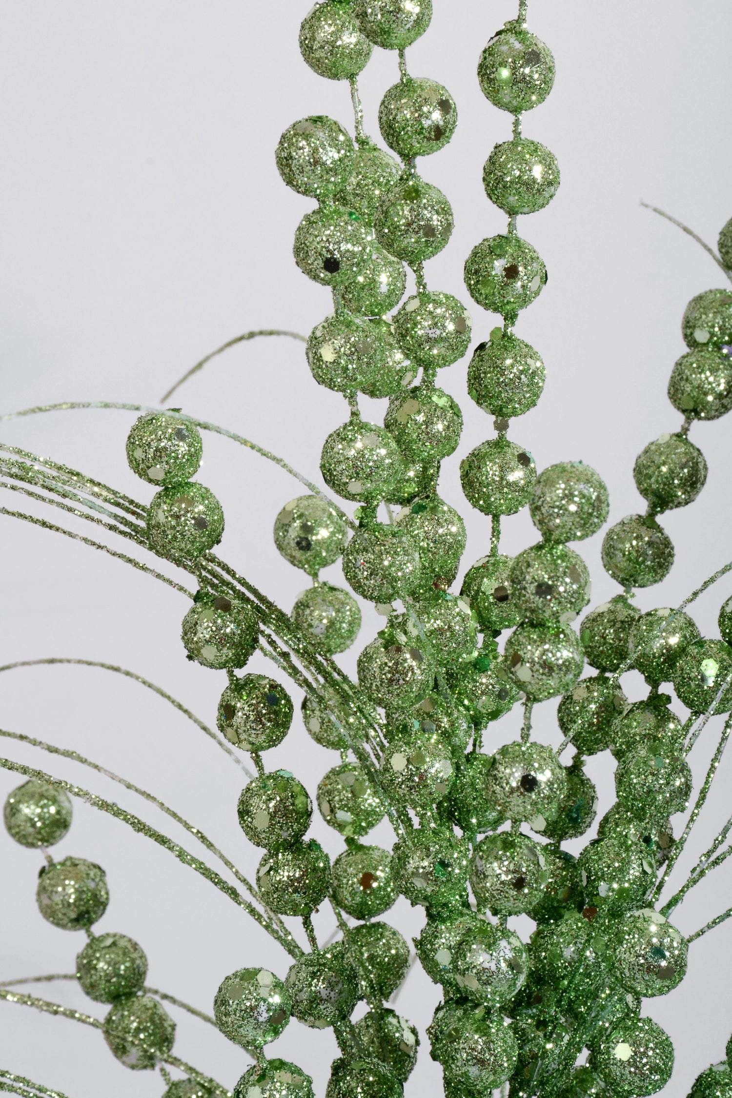 26" Berry Spray With Glitter Mint