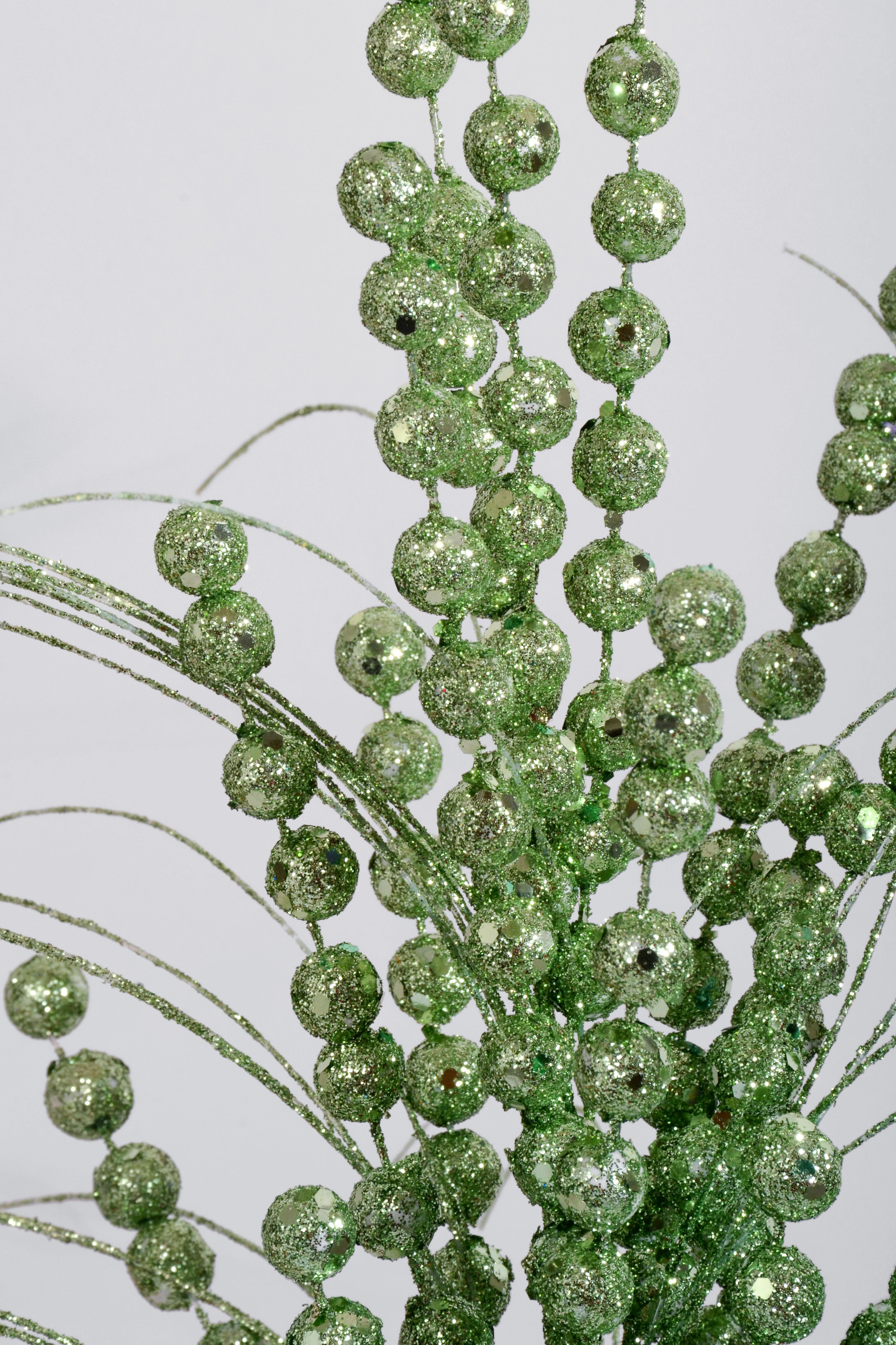 26" Berry Spray With Glitter Mint