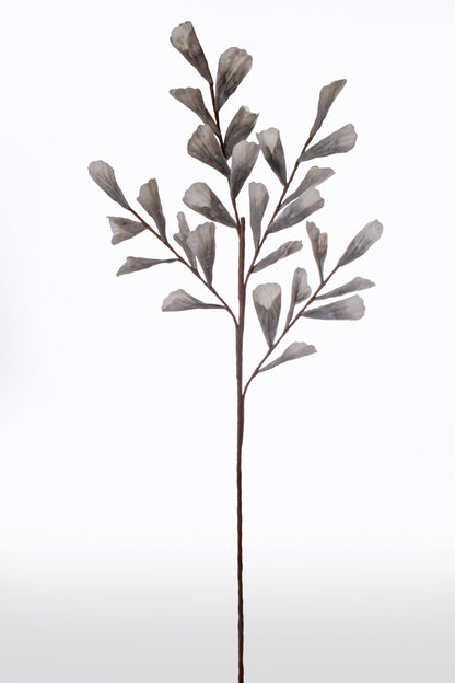 43" Shell Leaf Spray Grey