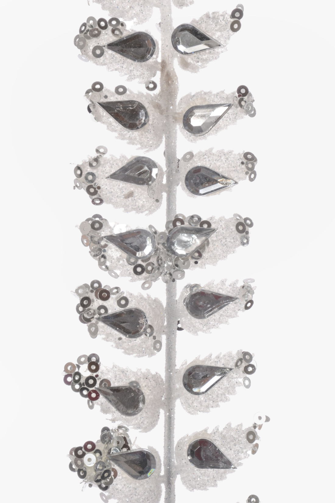 34" Glitter Diamond Spray White