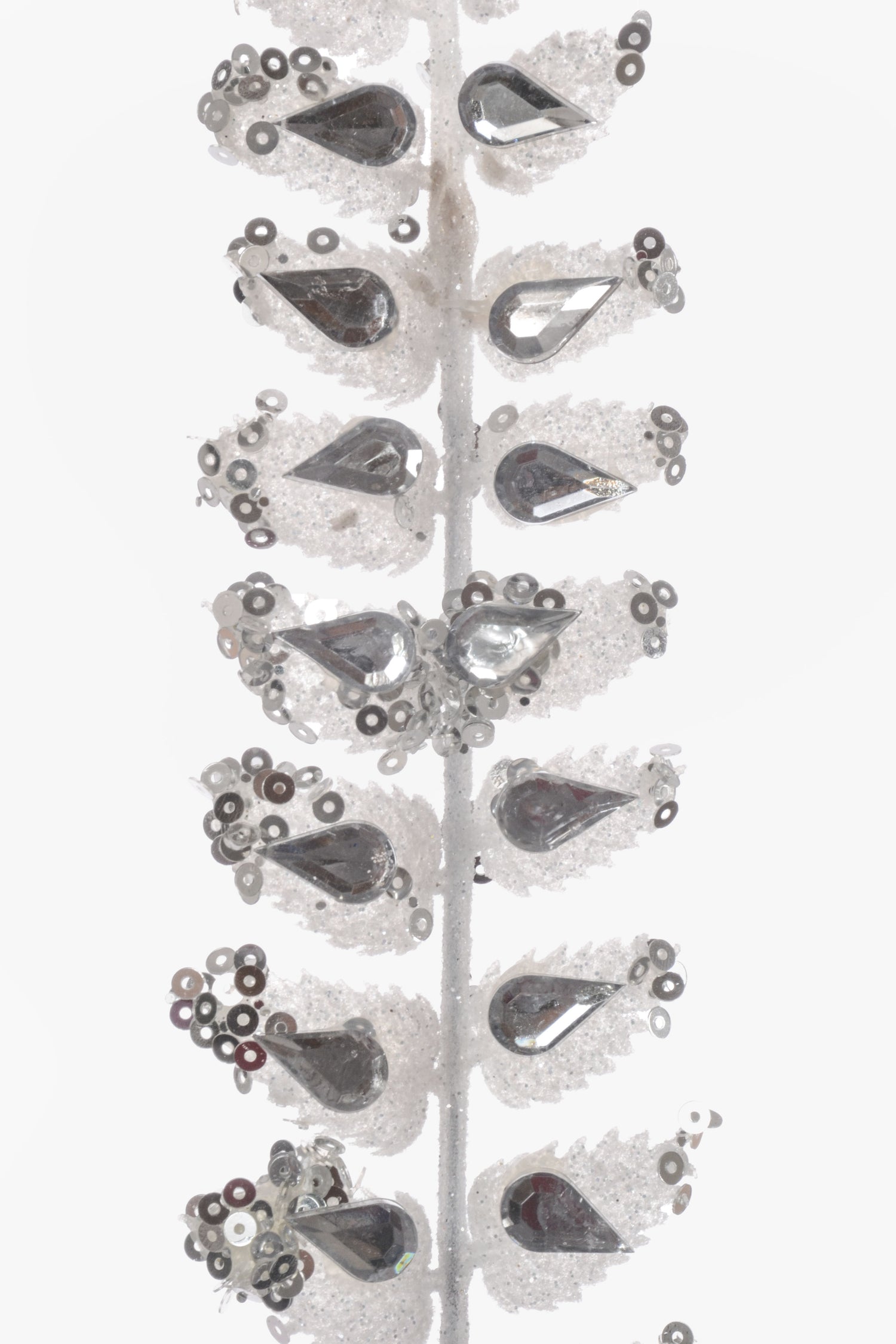 34" Glitter Diamond Spray White