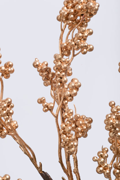 26" Berry Metallic Spray Gold