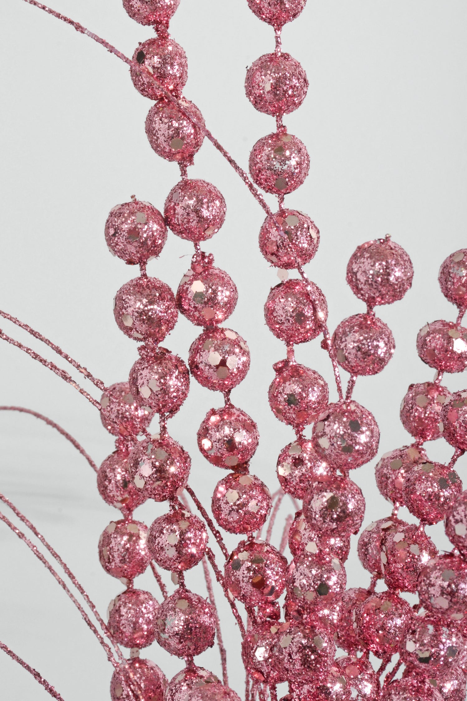 26" Berry Spray With Glitter Pink