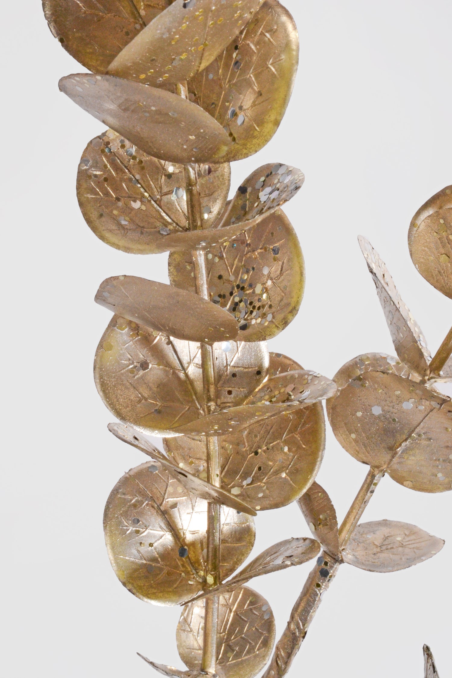 36" Eucalyptus Spray Champagne