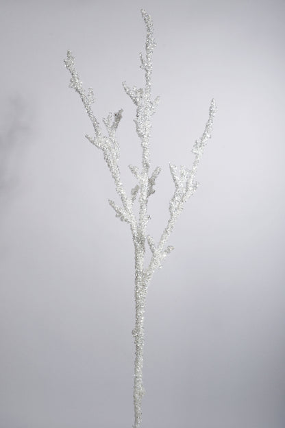 36" Iced Garden Branch White