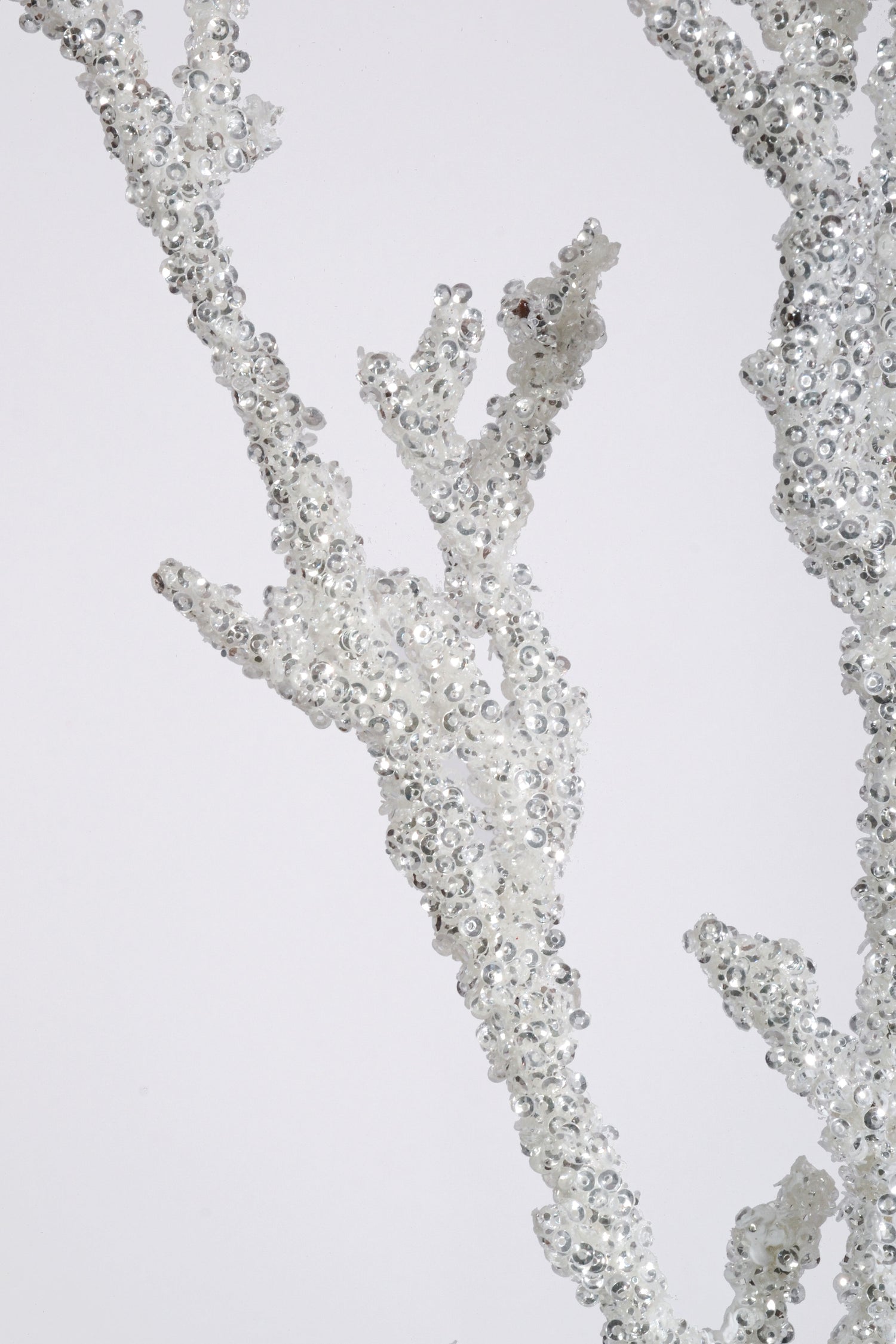 36" Iced Garden Branch White