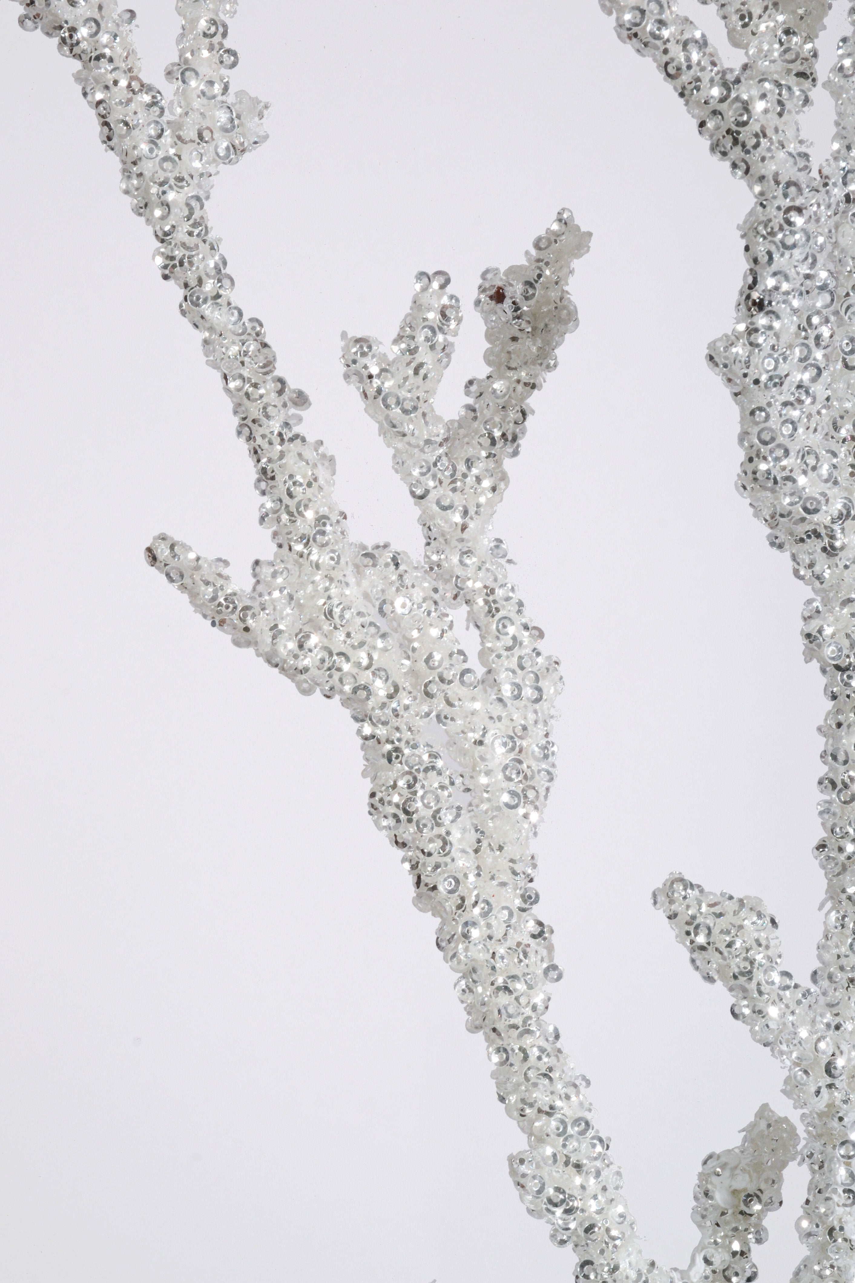 36" Iced Garden Branch White