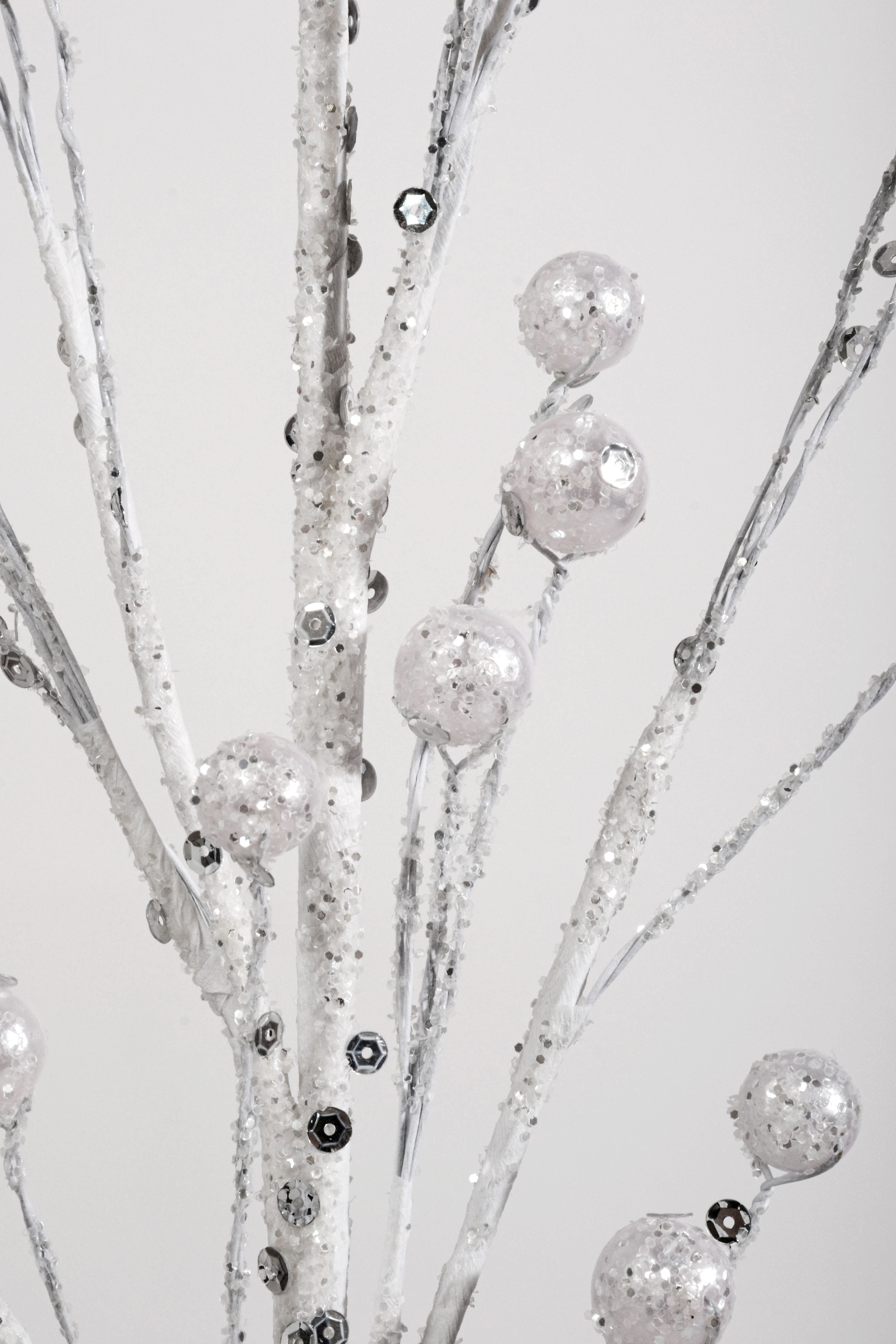 33" Pearl Branch White