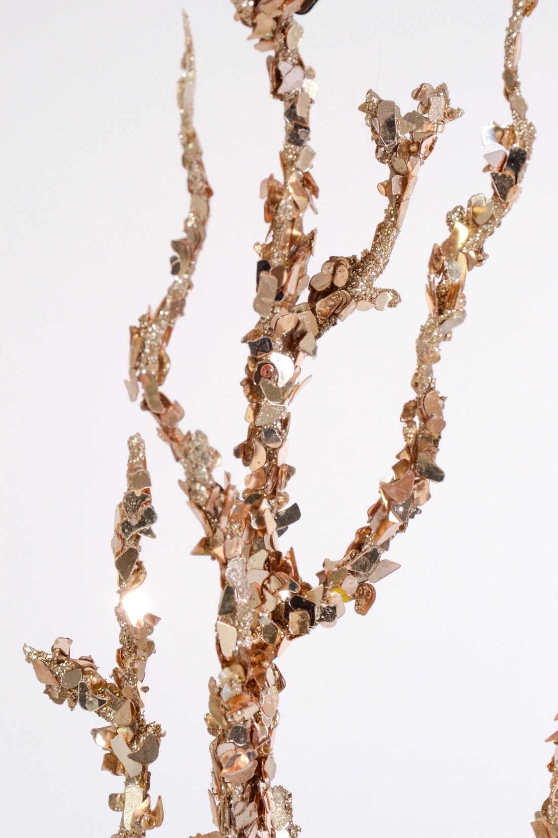 36" Branch With Sequin Champagne