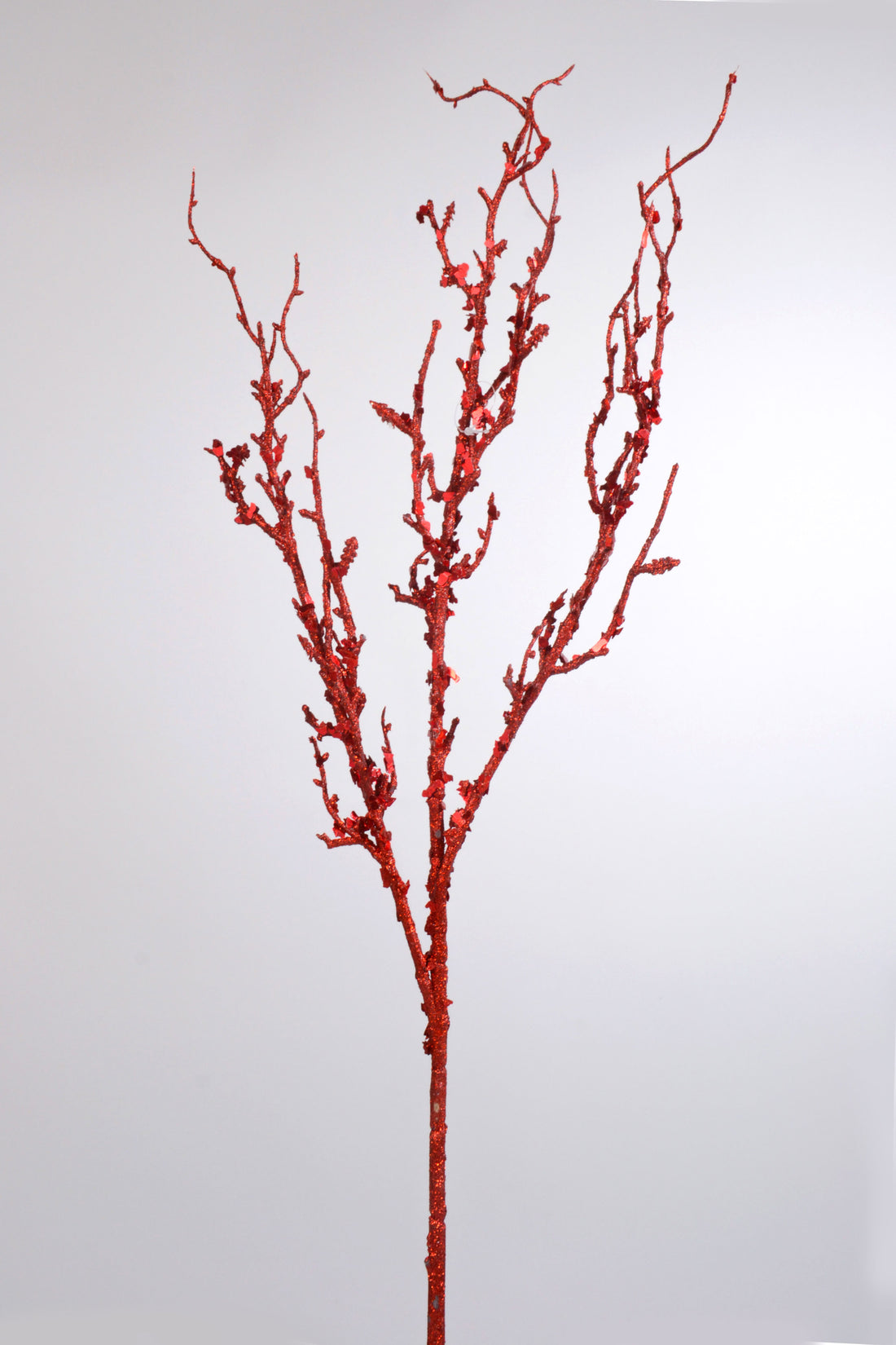 36" Branch With Sequin Red