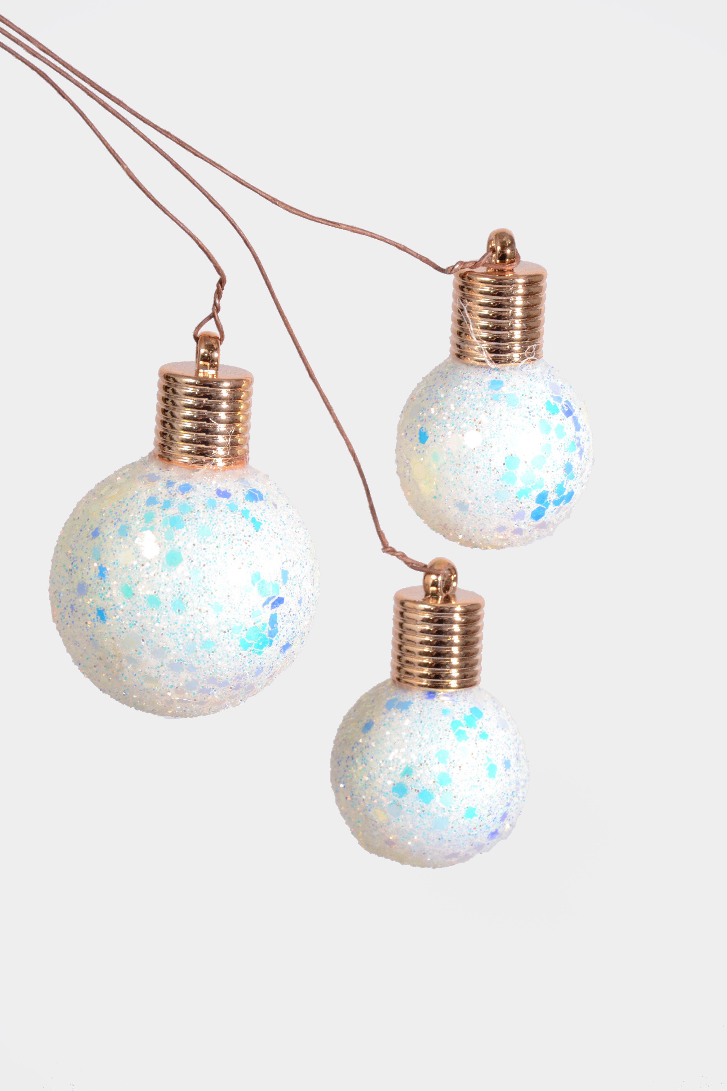 37" Christmas Pick White