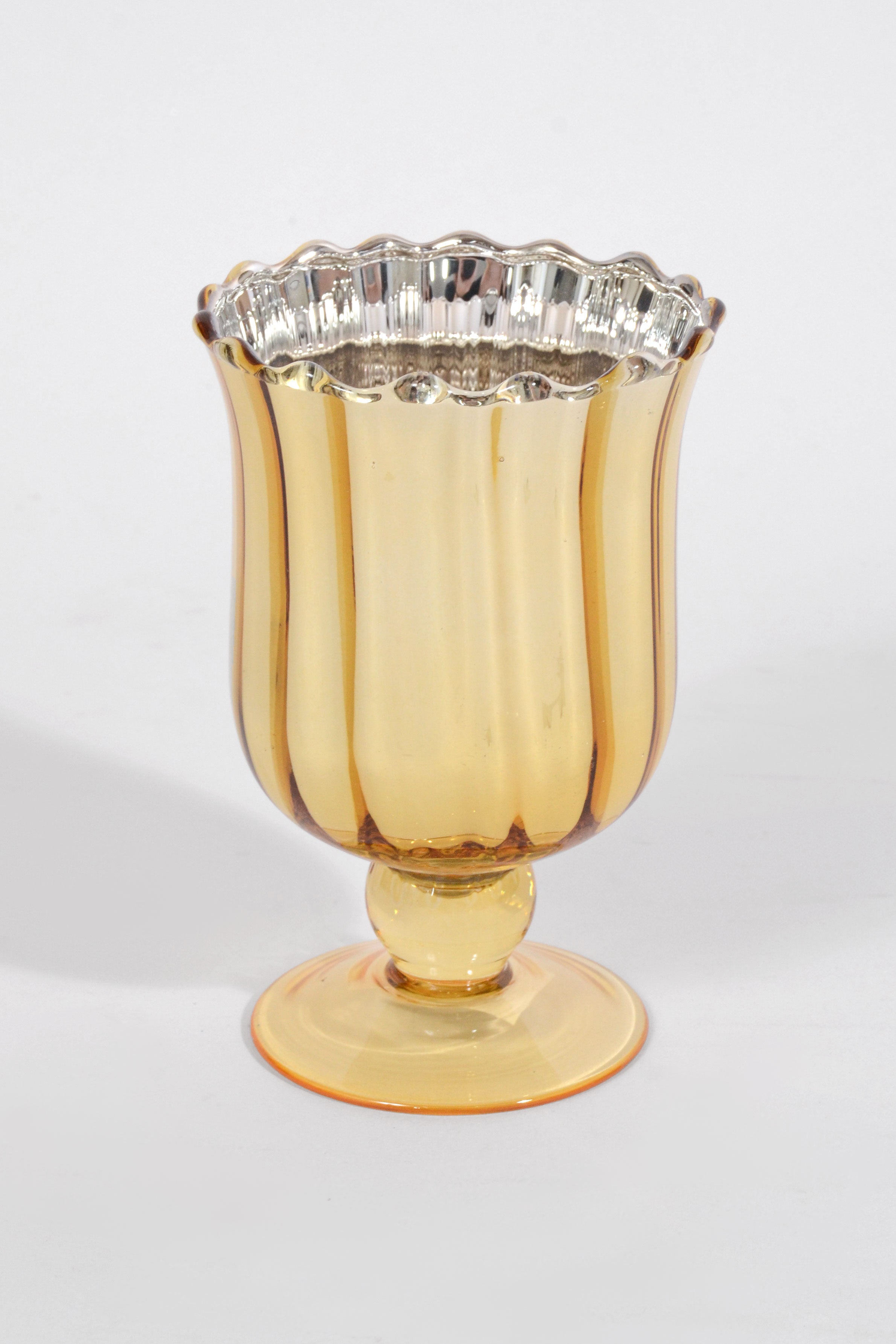 3.25" x 5" Christmas Glass Gold