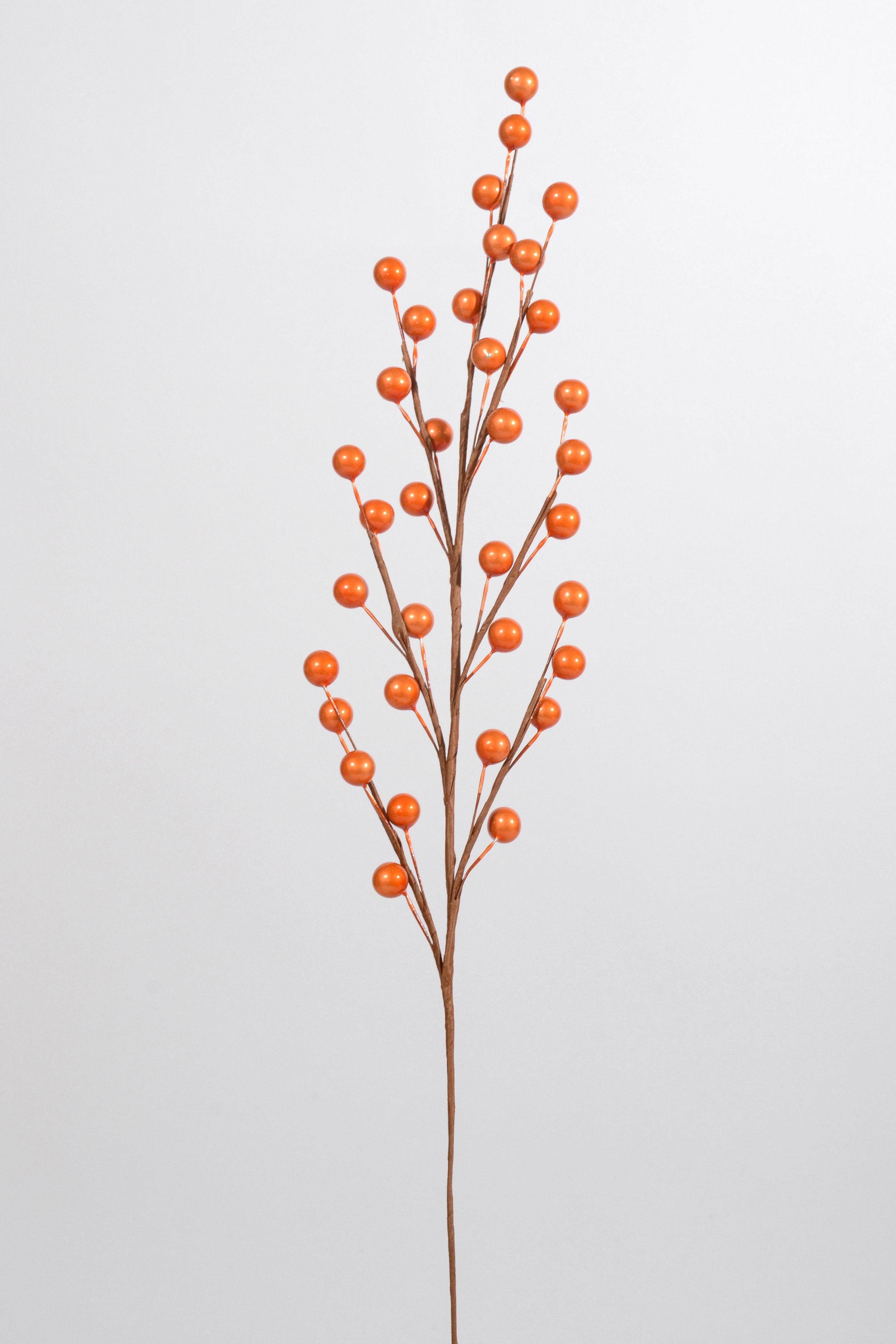 19" Metallic Berry Spray PKG12 Copper