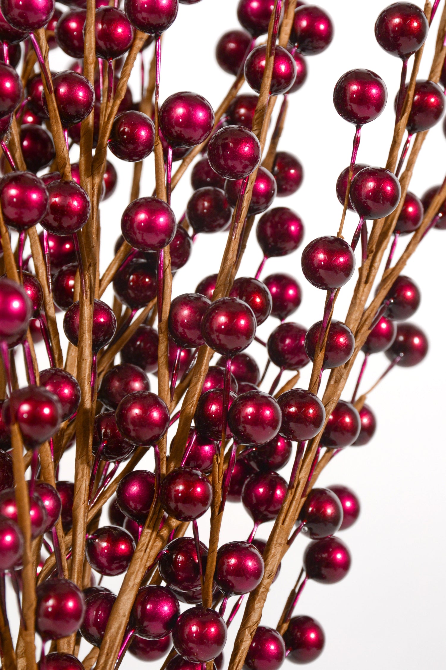 19" Metallic Berry Spray PKG12 Cerise