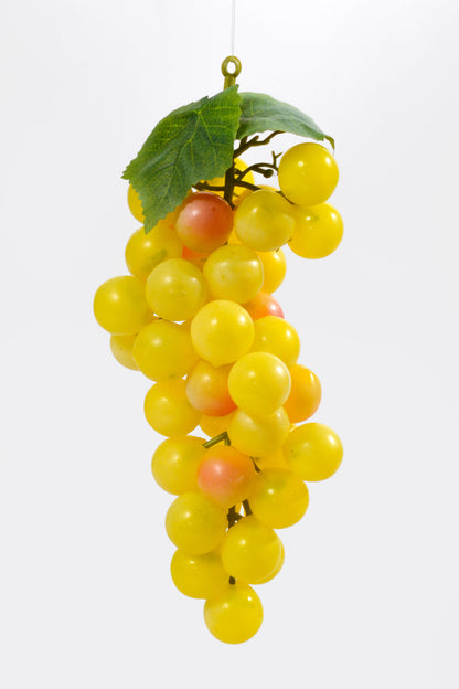8" Grape With Leaf  Yellow
